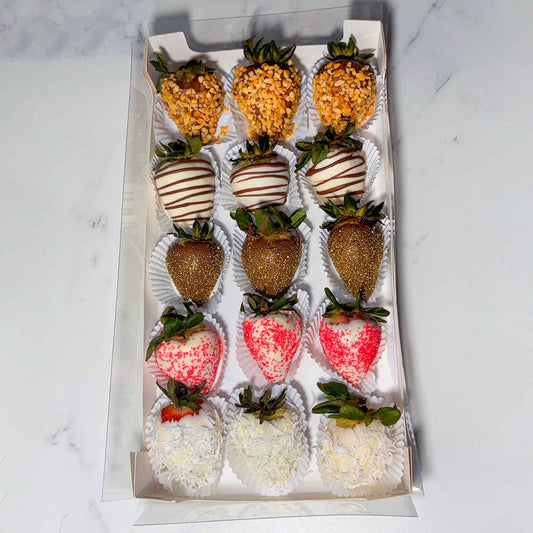 Fresas con chocolate x15